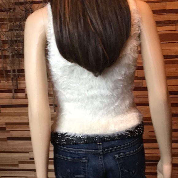 PEARL WHITE CROPPED TANK TOP - Picture 8 of 8